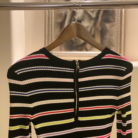Milly Mini Striped Knit Dress - Picture 4 of 6